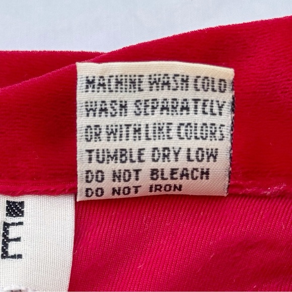 Vintage 90s Epogee Bright Velour Collared Button-Front Tunic Top - Picture 7 of 11